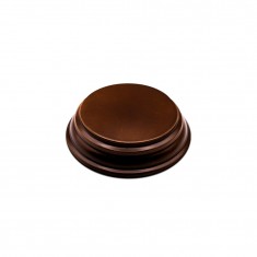 Round Wood Display Bases Hazelnut (5 x 5cm)