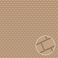 Plasticard - Paving Brick 8x18mm for Model Making