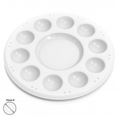 Plastic Round Mixing Palette for Model Painting