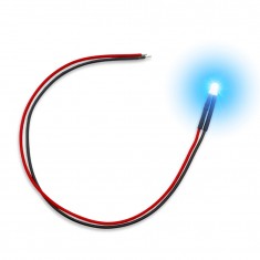 Blue Flickering LED Lights (3mm, 10pcs)