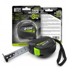 Retractable Tape Measure (3m, Centimetres & Inches)