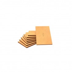 MDF Bases Rectangle (75 x 50mm, 8pcs)