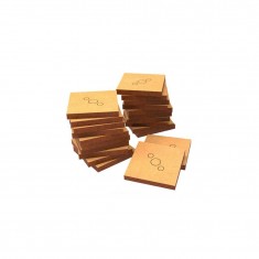 MDF Bases Square (25mm, 20pcs)