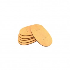 MDF Bases Oval (90 x 52mm, 6pcs)
