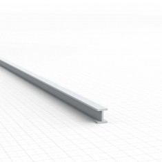 ABS Plasticard - Profile Double-T 2mm for Model Making (10pcs, 250mm Long)
