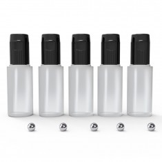 Empty Dropper Bottles 17ml with Mixing Balls (5pcs)
