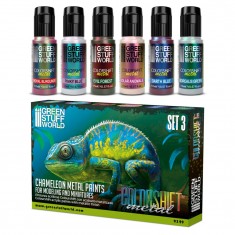 Chameleon Colourshift Acrylic Model Paint Set 3 (6x17ml)