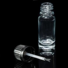 Empty Glass Jar with Brush (10ml)