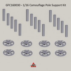 1/16 Australian Defence Force Camouflage Pole Support Kit