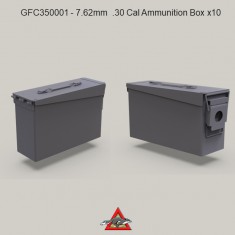 1/35 Modern Australian 7.62mm/.30 Cal Ammunition Boxes (10pcs)