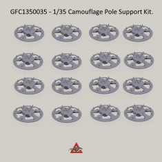 1/35 Australian Defence Force Camouflage Pole Support Kit (16 xTops)