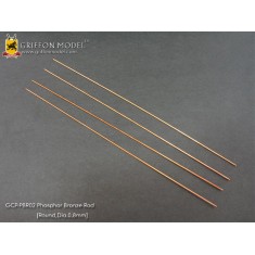 Phosphor Bronze Rod (Round, Diameter: 0.8mm, Length: 150mm)(4pcs)