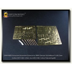 1/72 Enhanced Armament Scheme for Schnellboot S-100 for Revell #05002