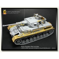 Photoetch for 1/35 German Panzer IV Ausf.F2(G)/Ausf.G (2 in 1) for Dragon kit