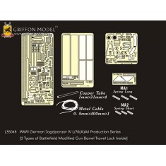1/35 WWII German Jagdpanzer IV L/70(A) Detail set for Dragon 6689/6784 kit