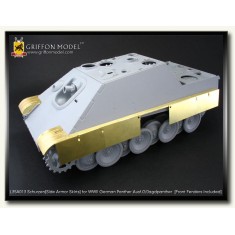 Schurzen/Side Armour Skirt for 1/35 Panther Ausf.G/Jagdpanther for Dragon/Tamiya