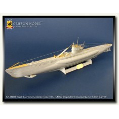 1/144 Detail Set for German WW2 U-Boot Type VII C for Revell 05038