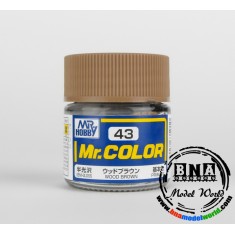 Solvent-Based Acrylic Paint - Semi-Gloss Wood Brown (10ml)