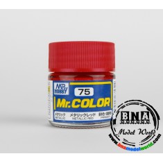 Solvent-Based Acrylic Paint - Metallic Red (10ml)