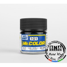 Solvent-Based Acrylic Paint - Gloss Smoke Grey (10ml)