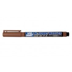 Mr. Hobby Marker - Oil-based Inking Ultra Fine Tip Type (Brown)