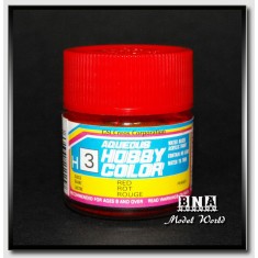 Water-Based Acrylic Paint - Gloss Red (10ml)