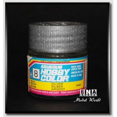 Water-Based Acrylic Paint - Metallic Silver (10ml)