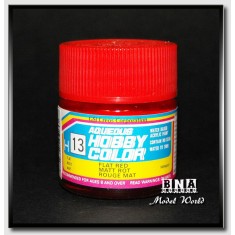 Water-Based Acrylic Paint - Flat Red (10ml)