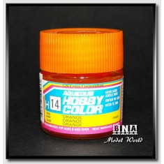 Water-Based Acrylic Paint - Gloss Orange (10ml)