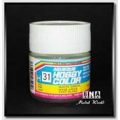 Water-Based Acrylic Paint - Gloss White Green (10ml)