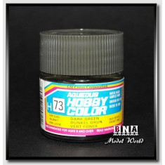 Water-Based Acrylic Paint - Semi-Gloss Dark Green (10ml)
