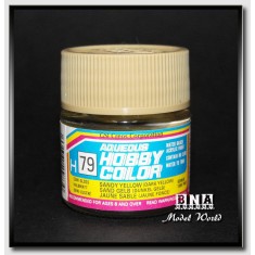 Water-Based Acrylic Paint - Semi-Gloss Sandy Yellow (10ml)