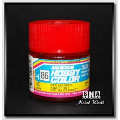 Water-Based Acrylic Paint - Gloss Red Madder (10ml)
