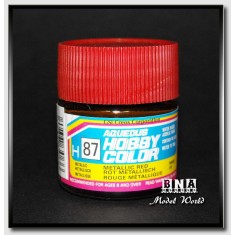 Water-Based Acrylic Paint - Metallic Red (10ml)