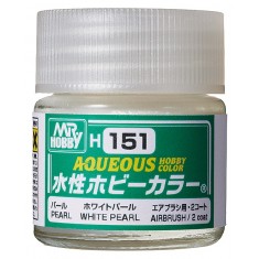Water-Based Acrylic Paint - Aqueous White Pearl (10ml)