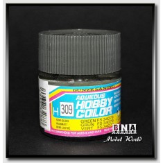 Water-Based Acrylic Paint - Semi-Gloss Green (FS34079) 10ml