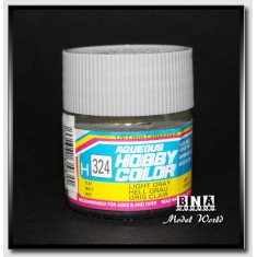 Water-Based Acrylic Paint - Flat Light Grey (10ml)