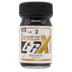 Mr. Color Solvent-based Acrylic Resin Paint - GGX Black (60ml)
