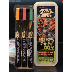 LBX Custom Marker Set 004 (Metallic Orange, Metallic Pink, Metallic Blue-Green)