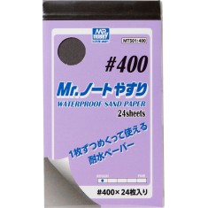 Mr Notebook Sandpaper #400 (110mm x 65mm, 24 sheets)