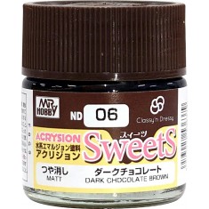 Classy & Dressy Acrylicon Colour Sweet - Dark Chocolate Brown (10ml, matt)