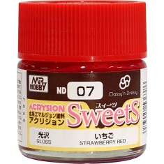 Classy & Dressy Acrylicon Colour Sweet - Strawberry Red (10ml, gloss)