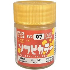 Soft PVC Figure Colour - Primary Metallic Gold (18ml)