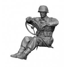 1/16 WWII Waffen SS Kubelwagen Driver