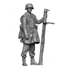 1/24 WWII Waffen Panzerschreck Gunner