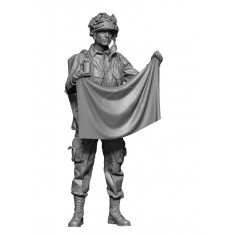 1/16 WWII US Paratrooper (Flag)