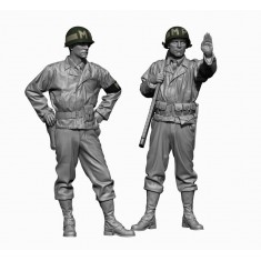 1/24 WWII US Army MP Set (2 figures)