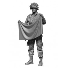 1/24 WWII US Paratrooper (Flag)
