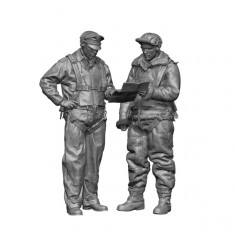 1/32 WWII USAAF Bomb Pilot and Crew (2 figures)