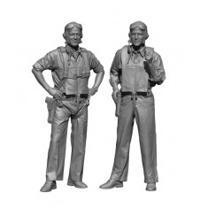 1/35 WWII US SBD Dauntless Pilot and Gunner
